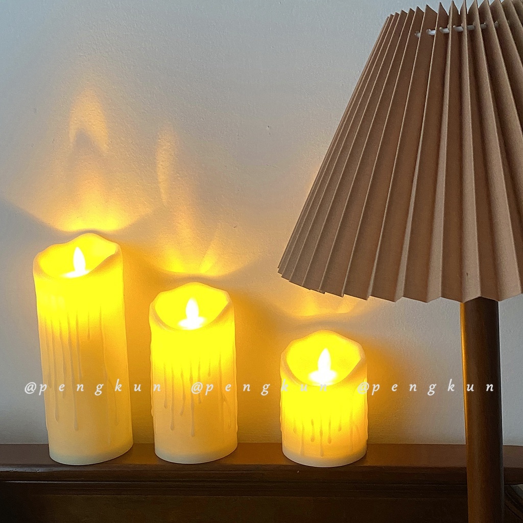 Đèn Trang Trí Hình Ngọn Lửa Phong Cách Lãng Mạn