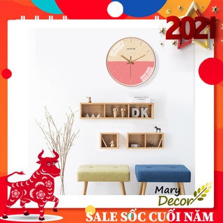 [SALE GIÁ HỦY DIỆT 30cm ] Đồng hồ treo tường cao cấp kim trôi phòng khách, phòng ngủ thiết kế hiện đại đơn giản