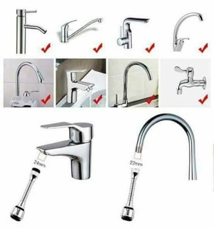 Vòi rửa tăng áp 360 độ