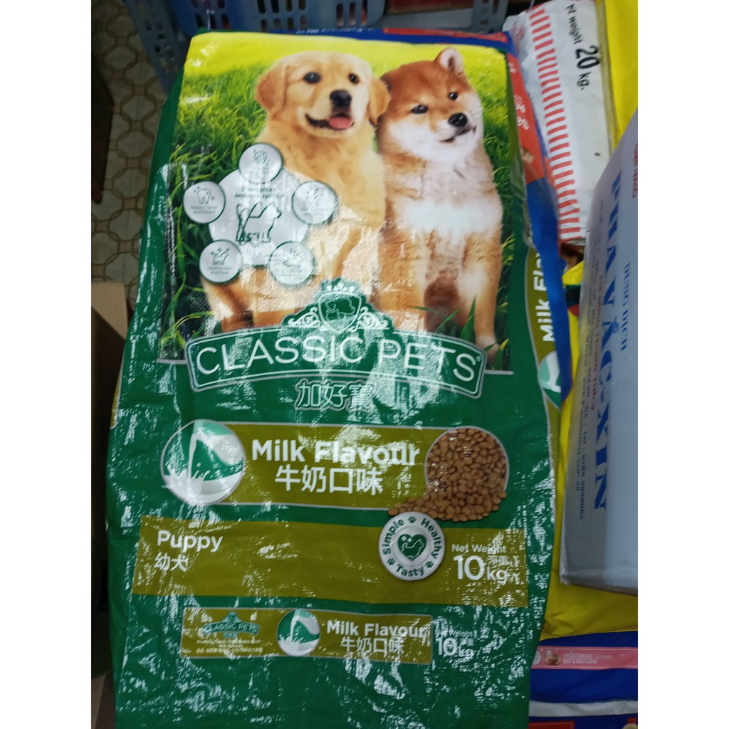 Thức Ăn Hạt Classic Puppy Bao 10kg chia 25 gói 400g