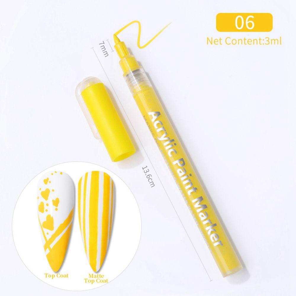 1 Bút Vẽ Móng Nghệ Thuật Graffiti 10 Màu Hình Hoa