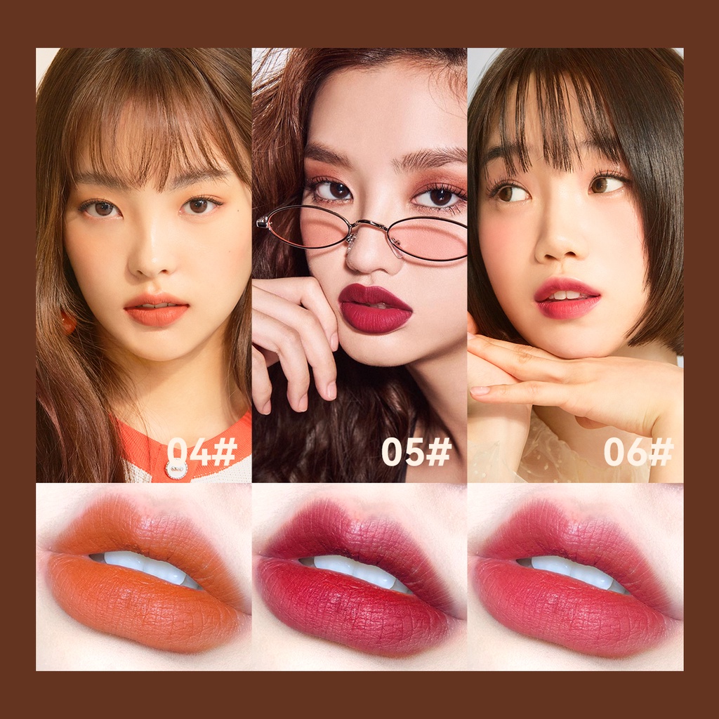 Set 6 son môi Derol Ireneda thiết kế dạng viên nang mini thời trang