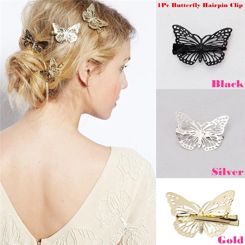 Kẹp tóc hình bướm lấp lánh