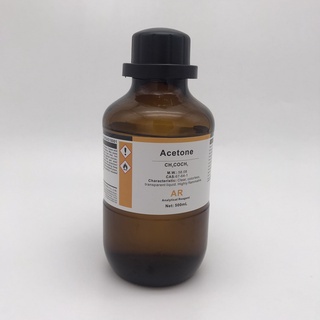 Hóa chât acetone 99.5% cas 67-64-1; dùng rửa móng tay hoặc phân tích chai 500g