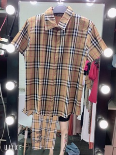 Áo sơ mi BBR chữ cộc tay