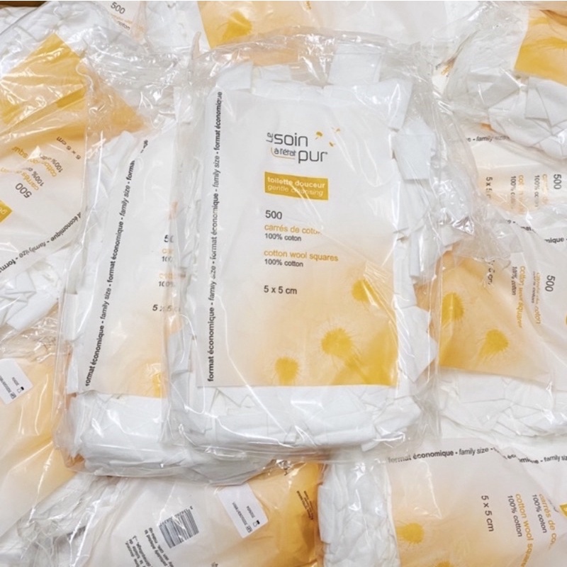 Bông tẩy trang Tetra pháp 600 miếng