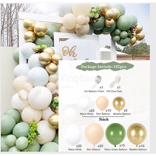 Bộ Dây Treo Bong Bóng Trang Trí Tiệc Sinh Nhật/Đám Cưới
