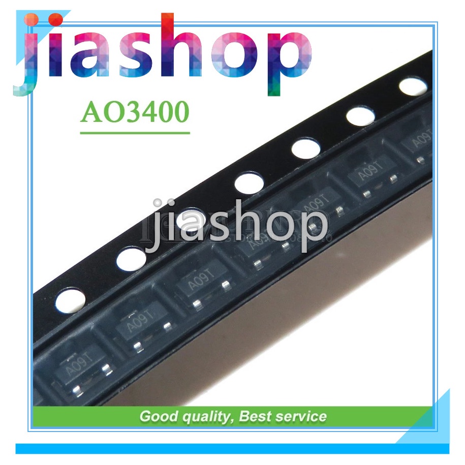50 Cái / lốc AO3400A N-Channel 30V 5.7A (Ta) 1.4W (Ta) SMD mosfet bóng bán dẫn SOT-23 Bề mặt gắn SOT