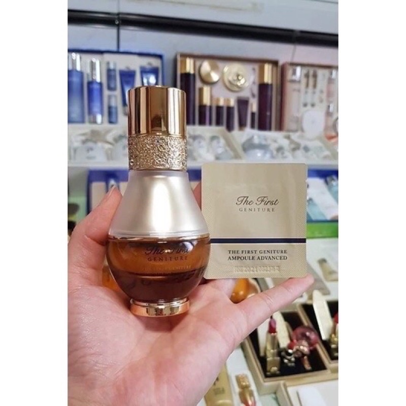 10 gói 1ml Tinh chất vàng Ohui The First dưỡng ẩm phục hồi da chống lão hoá sang mịn da