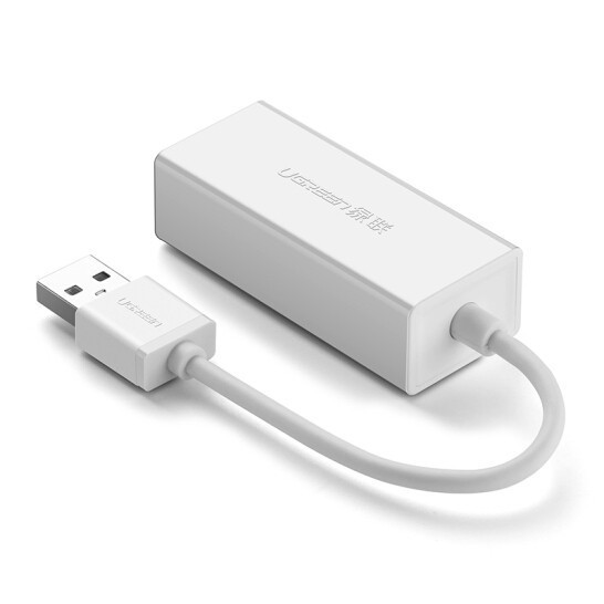 Cáp USB ra Lan 2.0 Cho Macbook, Pc, Laptop hỗ Trợ Ethernet 10/100 Mbps Chính Hãng Ugreen 20253