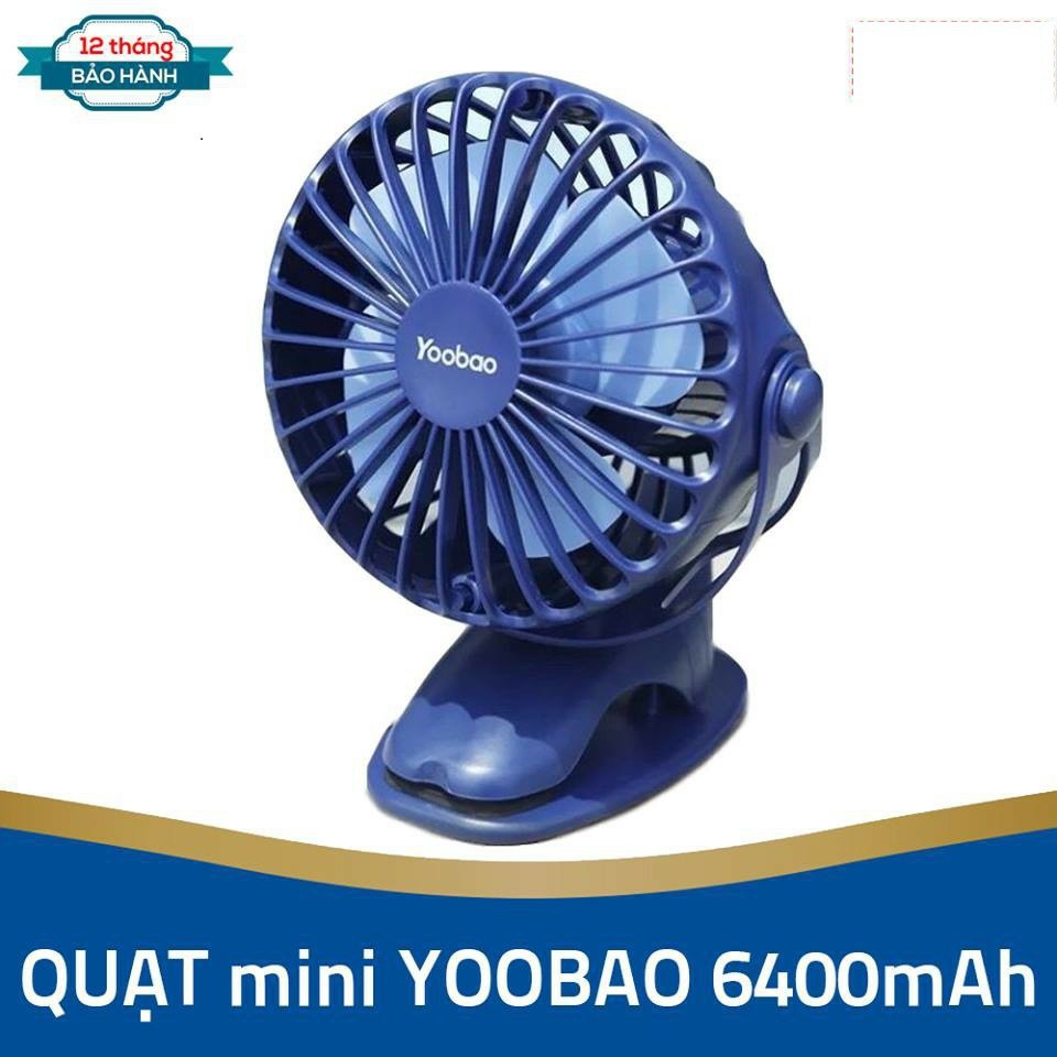 Quạt tích điện dùng liên tục 32 tiếng Y-F04 6400mAh- Hàng chính hãng YOOBAO | BigBuy360 - bigbuy360.vn