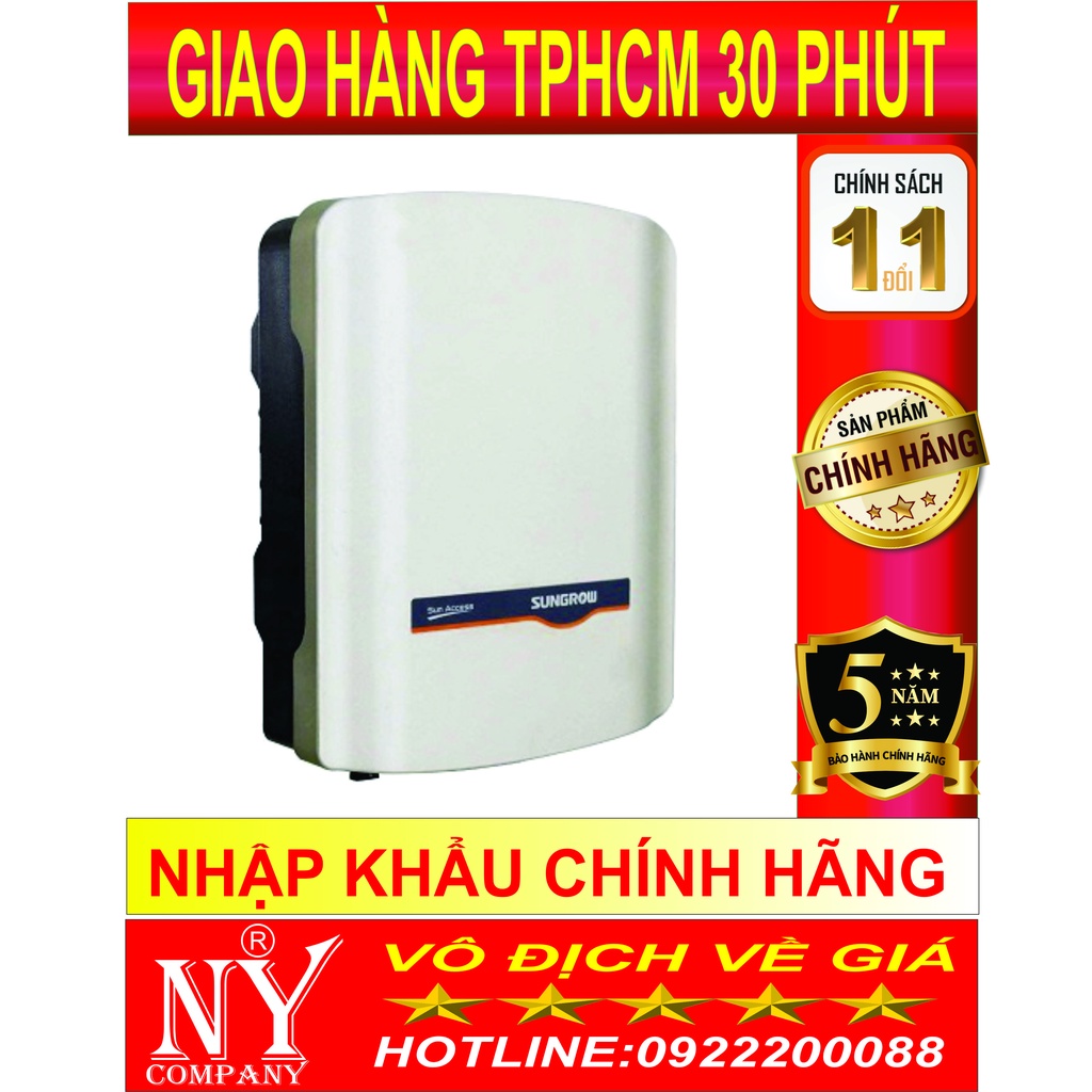 Inverter hòa lưới Sungrow SG8K-D Công suất 8KW CHÍNH HÃNG NY COMPANY