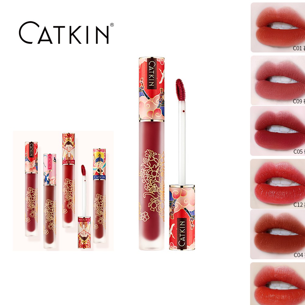 Son kem lì trang điểm Catkin dưỡng ẩm mềm mịn chống thấm nước lâu trôi cao cấp 1.8g | BigBuy360 - bigbuy360.vn