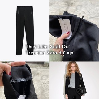 Quần tregging khoá kéo hông zara