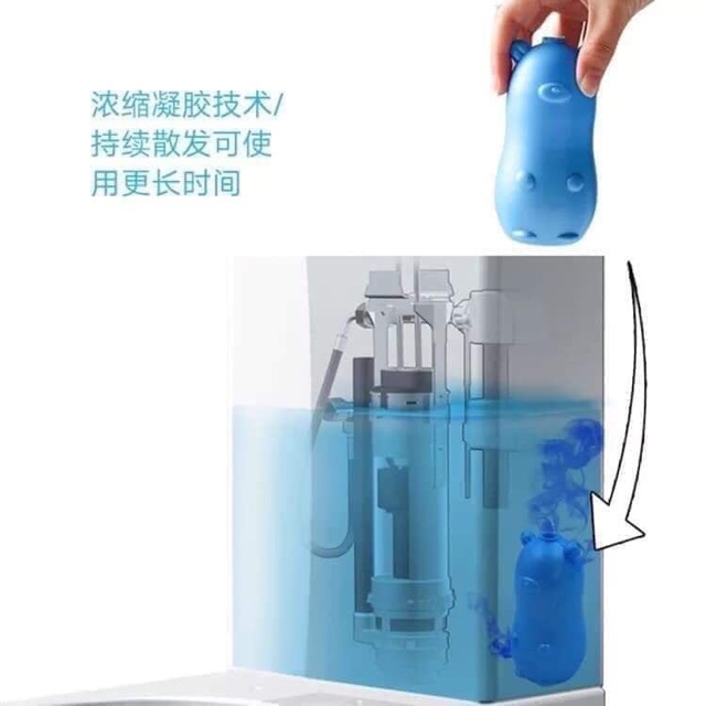 Lọ Thả Bồn Cầu Tẩy Sạch - Diệt Khuẩn - Khử Mùi Toilet Hình Con Heo / Lợn Thả Bồn Cầu