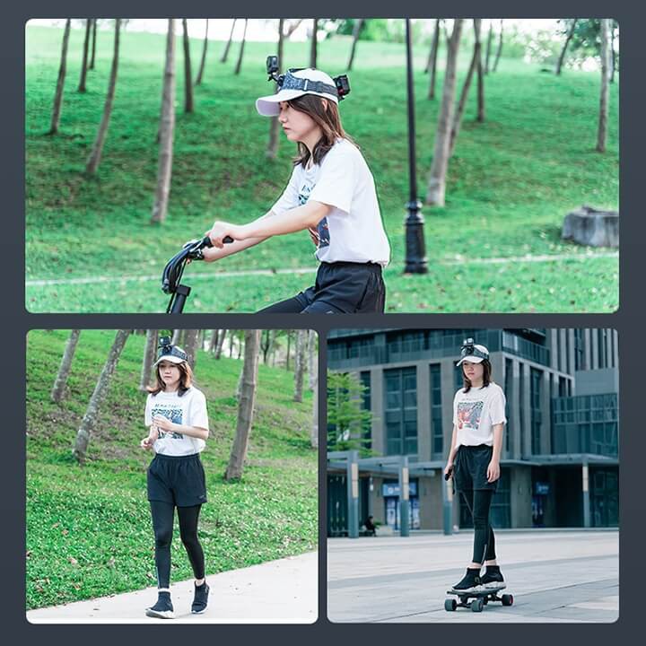DÂY ĐEO ĐẦU GOPRO VÀ ACTION CAM DOUBLE MOUNT TELESIN