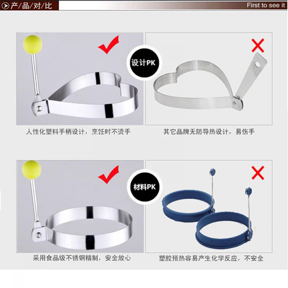 Khuôn Chiên Trứng Hình Ngôi Sao / Trái Tim