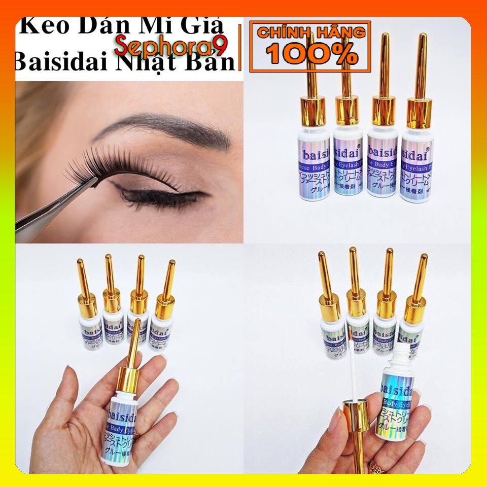 Keo dán mi Baisidai Nhật 15ml an toàn với da