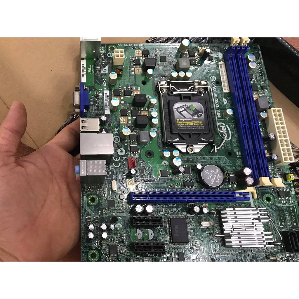 Main Intel H61 Socket 1155 mới renew full hộp bảo hành 24 tháng