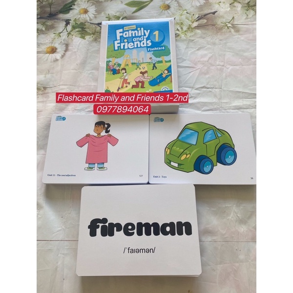 [PHIÊN BẢN 2nd] Flashcard Family and Friends Stater -1-2-3-4-5