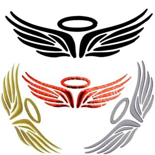 Tem dán 3D hình đôi cánh thiên thần trang trí ô tô /xe máy /laptop /iPad