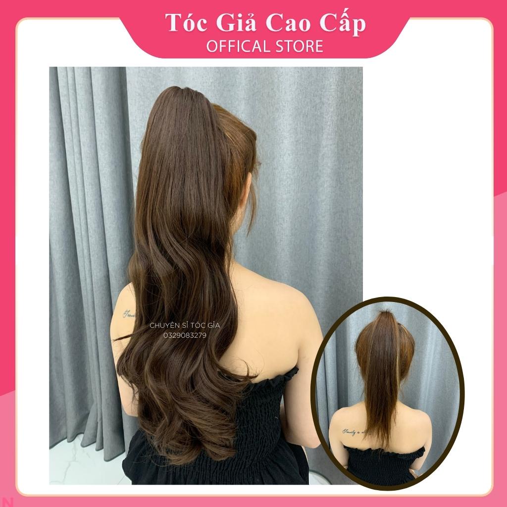 Tóc giả ngoặm xoăn dài bồng bềnh N44 , dài 55cm