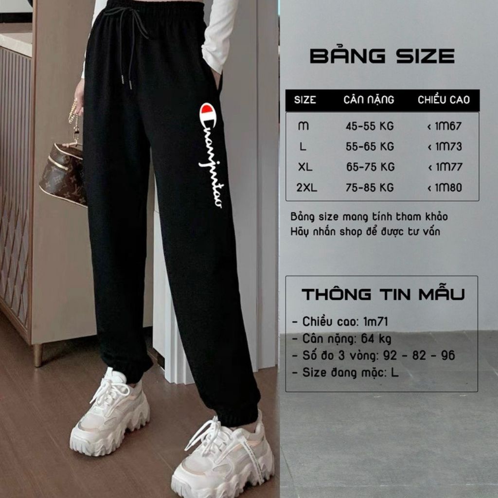 Quần Jogger Nam Nữ Cham Son Dọc Túi Đùi Basic Thun Poly Phong Cách Thể Dục Thể Thao Năng Động Cá Tính Unisex BB_Hoodie