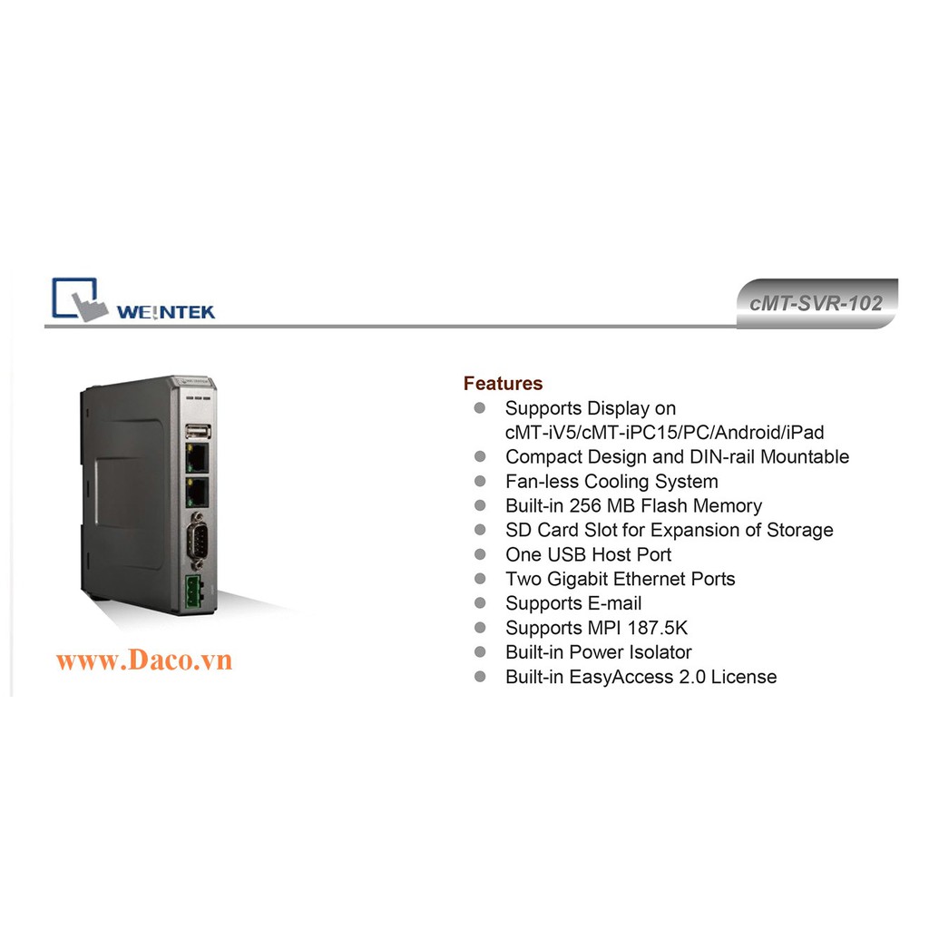 cMT-SVR-102 Bộ giao tiếp hiển thị Server Weintek cMT | BigBuy360 - bigbuy360.vn