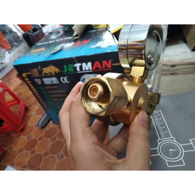 Đồng Hồ Khí Agron ren trong Weldcom chính hãng