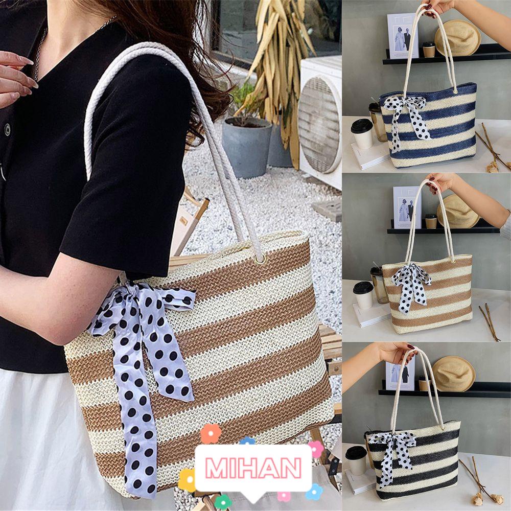 Túi Tote Đan Rơm Sức Chứa Lớn MIHAN1