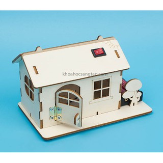 Đồ chơi nhà gỗ lắp ráp - Kit stem