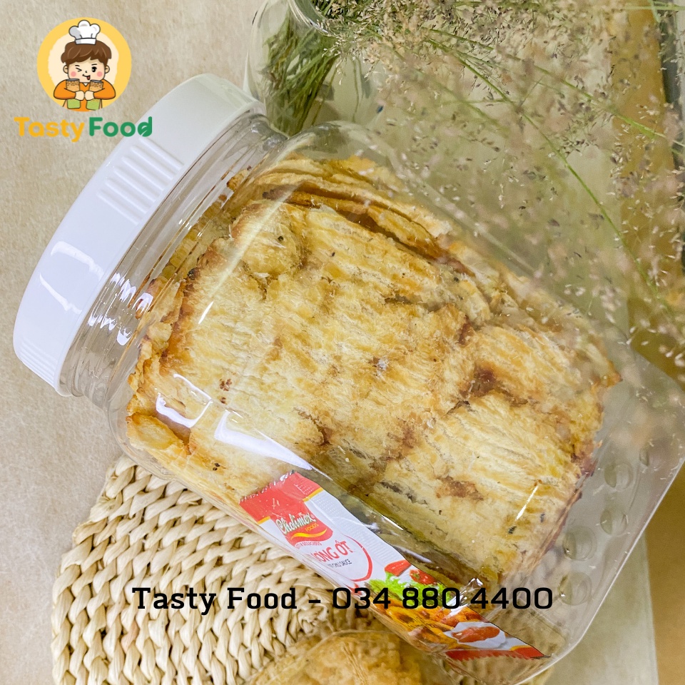 1KG Hũ Khô Cá Thiều Cán Miếng Tasty Food