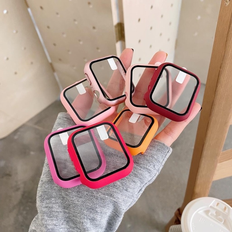 Kính Cường Lực Bảo Vệ Màn Hình Đồng Hồ Thông Minh apple watch series 9 ultra 2 7 6 5 4 se iwatch 41 45 44 40 mm 41mm 45mm 44mm 40mm Ốp