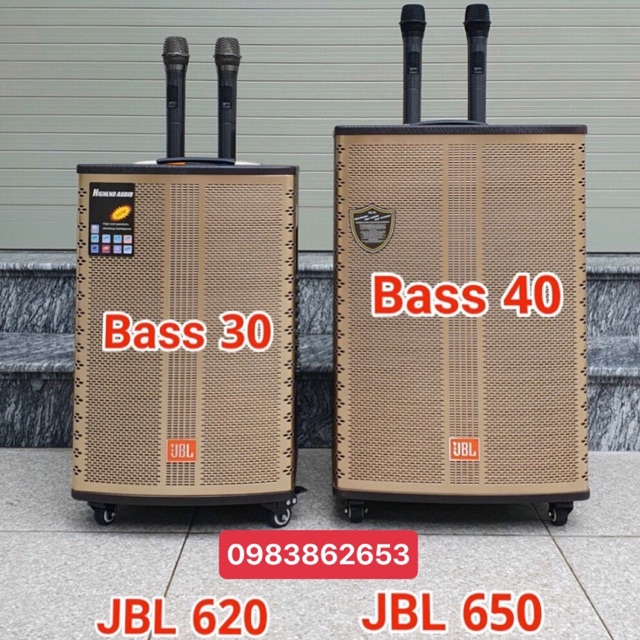 Loa kéo JBL 620, loa gỗ bas 30 có 3 đường tiếng