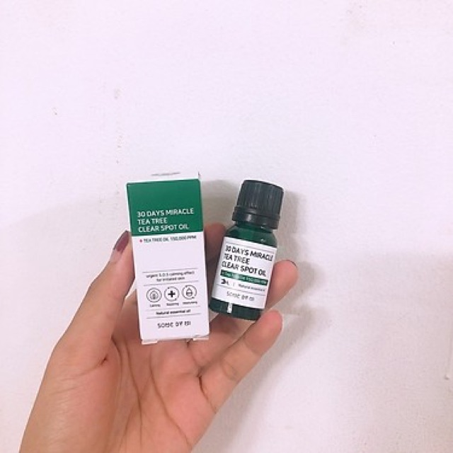 Tinh Dầu Tràm Trà Làm Giảm Và Ngăn Ngừa Mụn Some By Mi 30 Days Miracle Tea Tree Clear Spot Oil 10ml | BigBuy360 - bigbuy360.vn