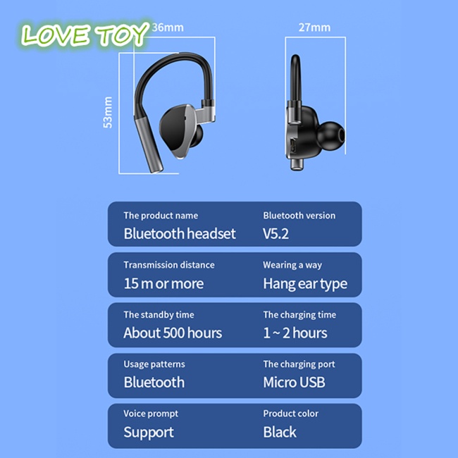 Tai Nghe Bluetooth Nkodok L15 5.2 Phong Cách Thể Thao Kèm Phụ Kiện