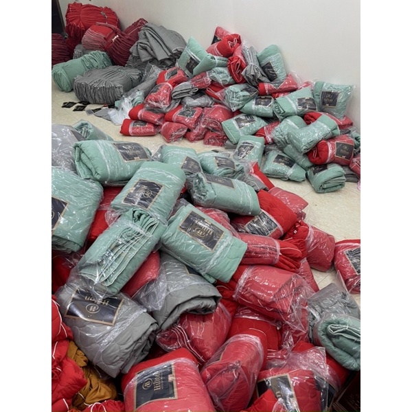 XẢ HÀNG SÉT COTTONG ĐŨI CHUN TRẦN 1 MÀU TẶNG KÈM 2 VỎ GỐI- - loại 1