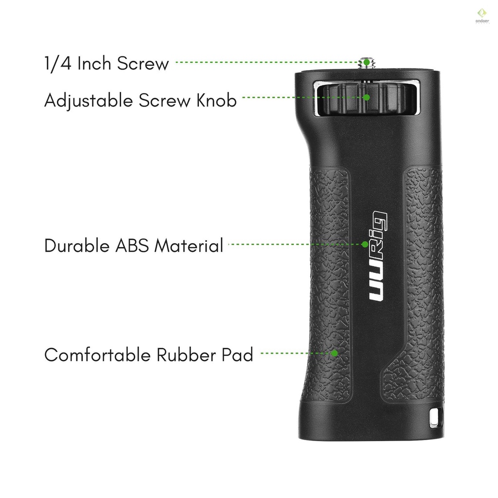 Tay Cầm Chống Rung Andoer UURig Kèm Vít 1 / 4 Inch Chuyên Dụng Cho Máy Ảnh DSLR