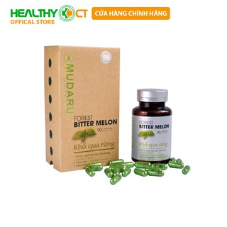 Viên Uống Khổ Qua Rừng Mudaru Hỗ Trợ Tiểu Đường, Mỡ Máu, Cao Huyết Áp Hộp 30-90 Viên