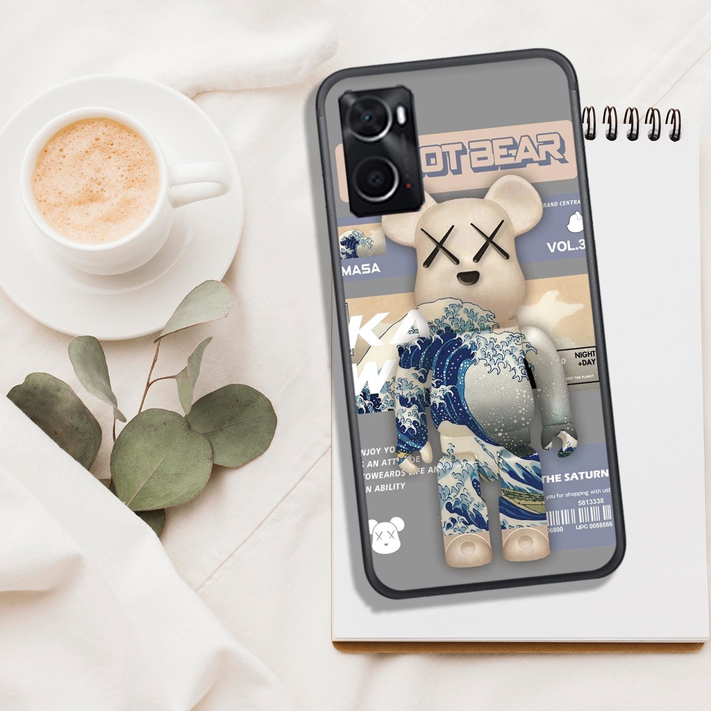 [ SIÊU HOT] ỐP LƯNG OPPO A76 4G - REALME 9 4G , IN HÌNH SIÊU GẤU BEAR BRICK, SẮC NÉT, MÀU SĂC ĐẸP.