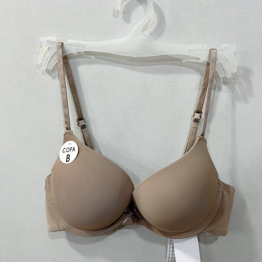 Áo ngực nữ mút dày nâng ngực tạo khe SD7274 trơn có gọng cúp xéo mềm mịn size 34-36-38 mặc áo dài