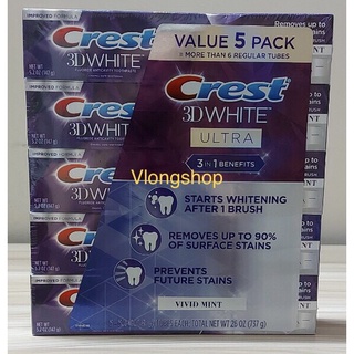 ( 158g) Kem đánh răng 3in1 BLANCHIMENT Crest 3D White Arctic Fresddor1- của Mỹ