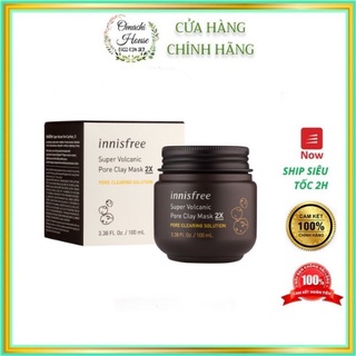 [Date T1/2023] Mặt Nạ Đất Sét Innisfree Super Volcanic Pore Clay Mask 2X