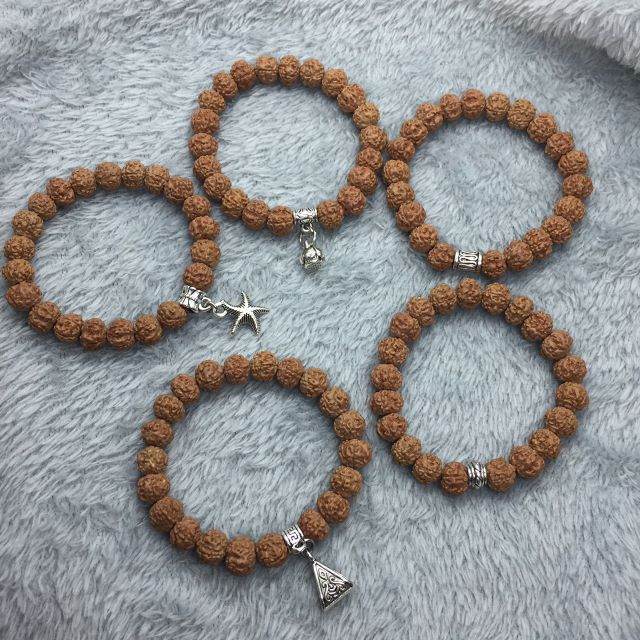 Vòng bồ đề kim cang mix charm 8mm hạt đẹp