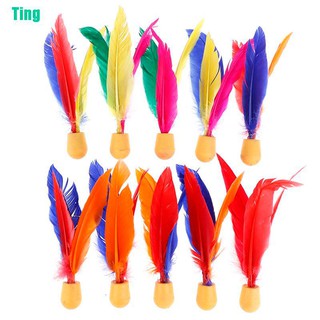 ✿Ting✿10PCS Outdoor Badminton Ball Children Rubber Shuttlecock Feather Shuttlecock