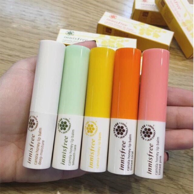 Sale 33% COMBO 2 Cây Son Dưỡng Ngừa Thâm Môi Innisfree