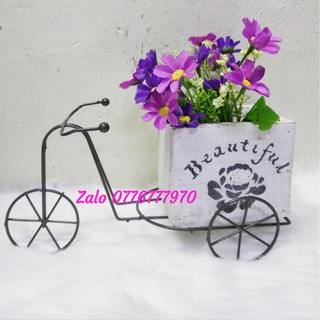 Xe gỗ trắng trang trí bàn tiệc cưới gallery