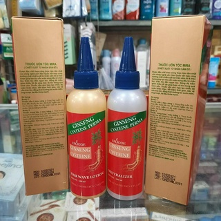 Thuốc Uốn Tóc Sâm Đỏ Gingsen MIRA (100ml x2 )
