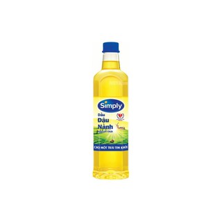 Dầu ăn simply đậu lành 1l, 2l