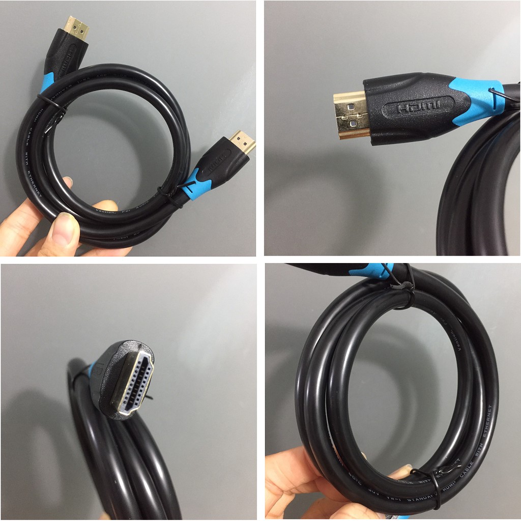 Cáp 2 đầu HDMI Vention AACBF (Dây tròn)